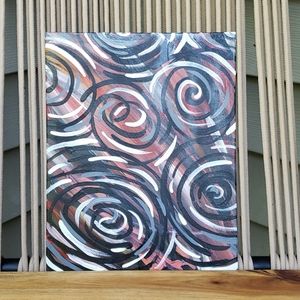 Abstract acrylic painting